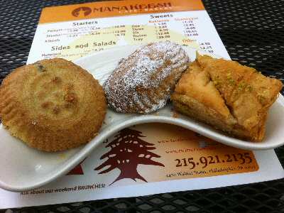 Manakessh Cafe Baklavah, Date & Pistachio Ma^moul