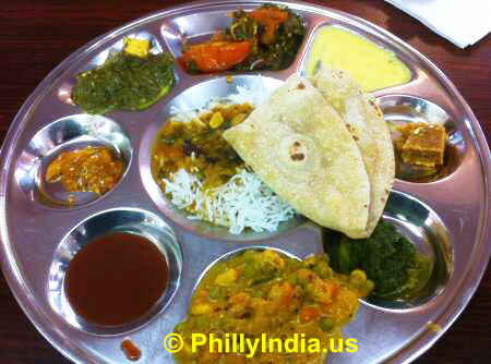 Indian Vegetarian Tiffin in Philadelphia image © PhillyIndia.us